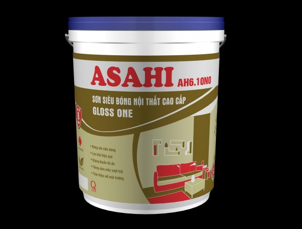 Sơn siêu bóng nội thất cao cấp Asahi