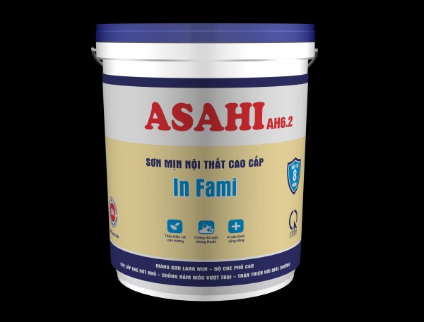 Sơn mịn nội thất cao cấp Asahi