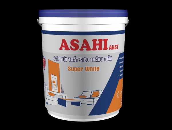 Sơn siêu trắng trần Asahi